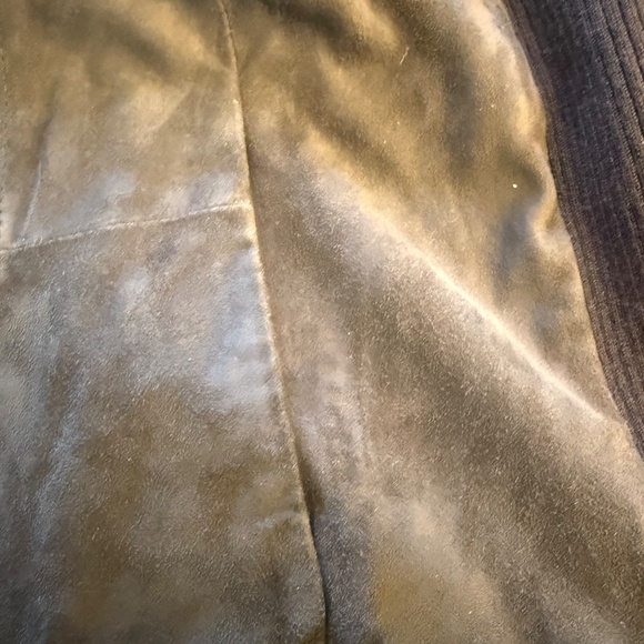 WOMENS VINCE NAVY LAMBSKIN LEATHER ZIP JACKET SIZE XL - Picture 9 of 9